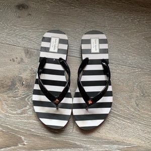 Kate Spade wedge flip flops